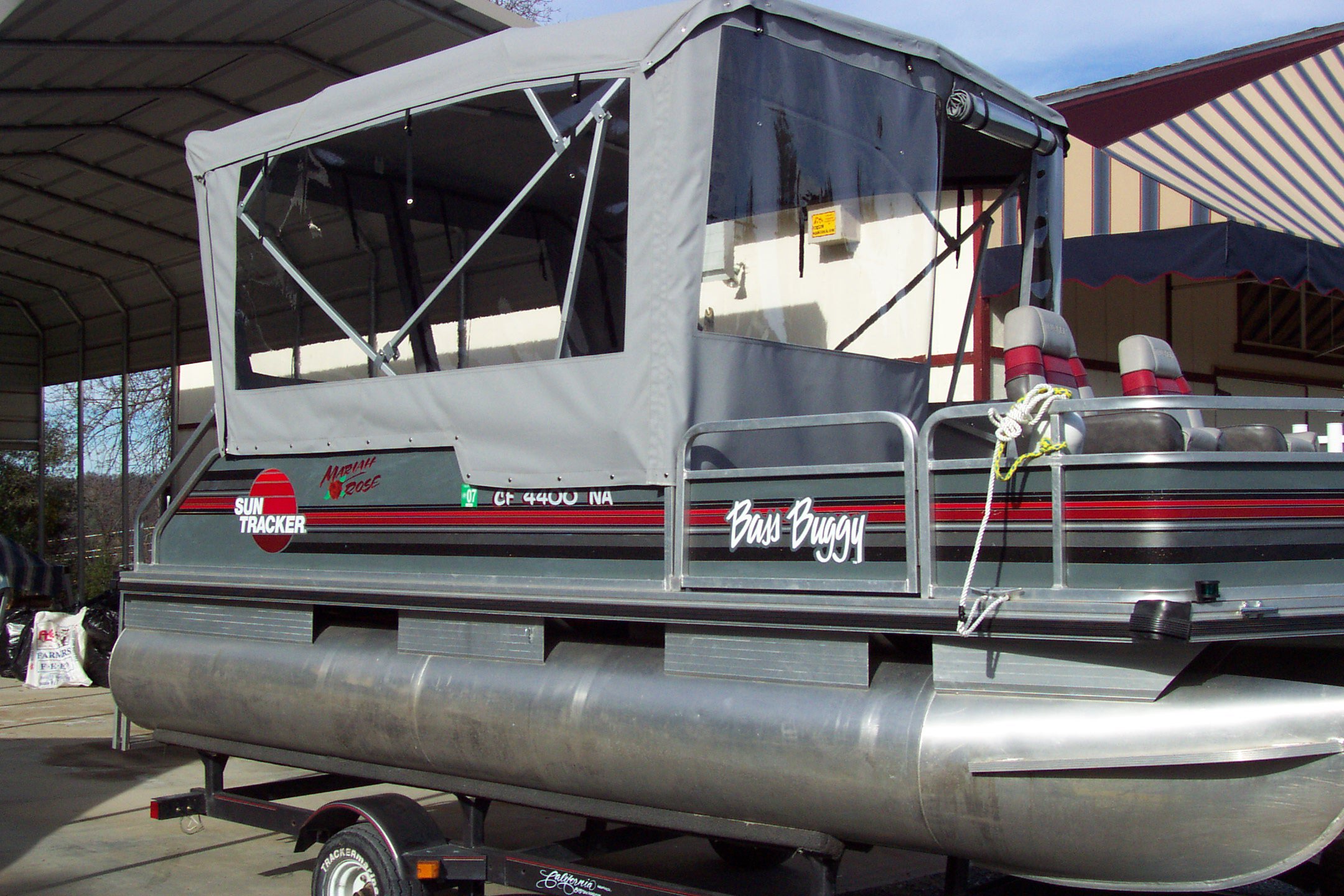 BassBuggyenclosure Seaspray Awnings & Boat Covers